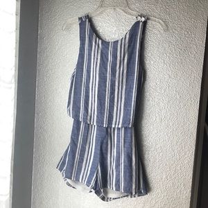 Kids striped romper